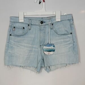 NWT Adriana Goldschmied Ag-ed Denim The Hailey Cut Off Ex-boyfriend Short Sz 26R